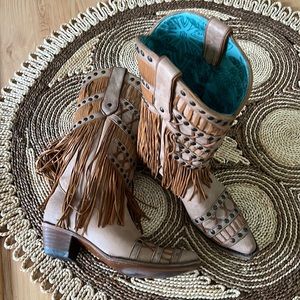 Corral Fringe Boots size 10